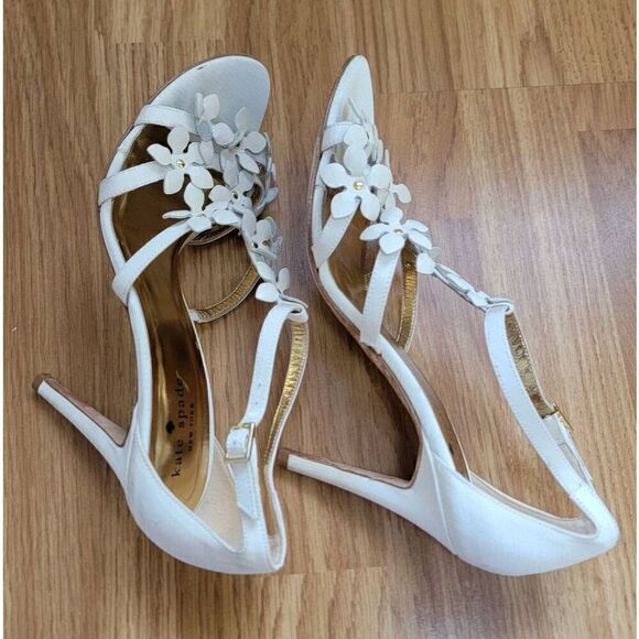 Kate Spade Strapy Flower Sandals 6.5 - Picture 3 of 6